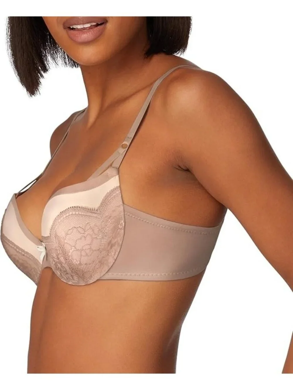 Maidenform Women's Push-Up Bra, Love The Lift Lace Demi Push-Up Bras 40D NWT